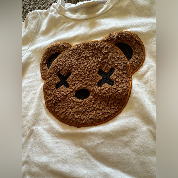 Cute Bear Patch Toddler Outfit Boy 2T - Picture 3 of 10